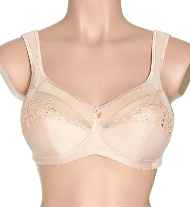 Amoena Women's Isadora Wire-Free Full Figure Bra, Nude, 36DDD
