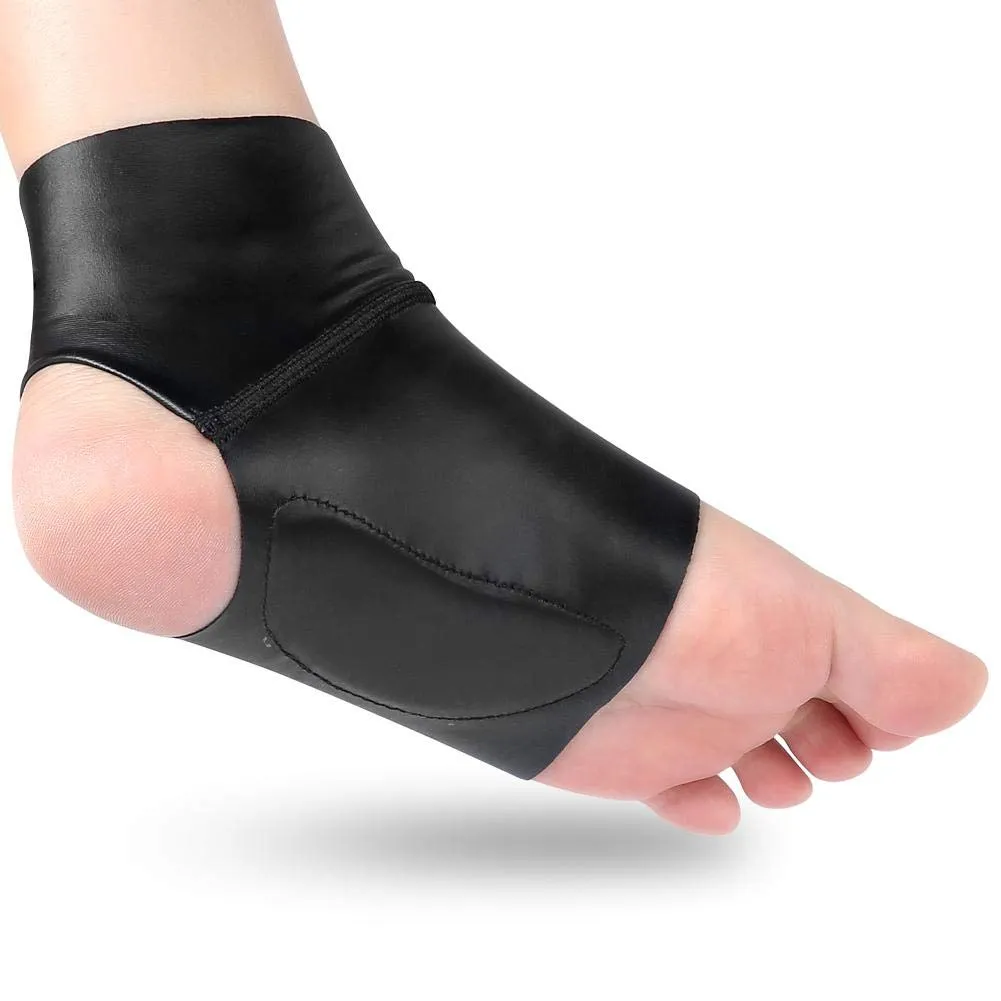 Ankle Protector,Arch Support Brace with Ankle Protector, Compression Socks Cloth with Gel Inserts, Orthotic Insole Cushion, Plantar Fasciitis, Heel, Ankle or Arch Pain Relief 1 Pair