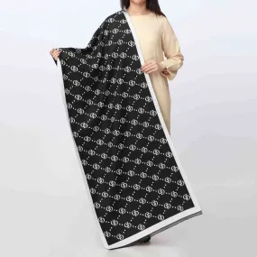 Black Winter Stole PW9724