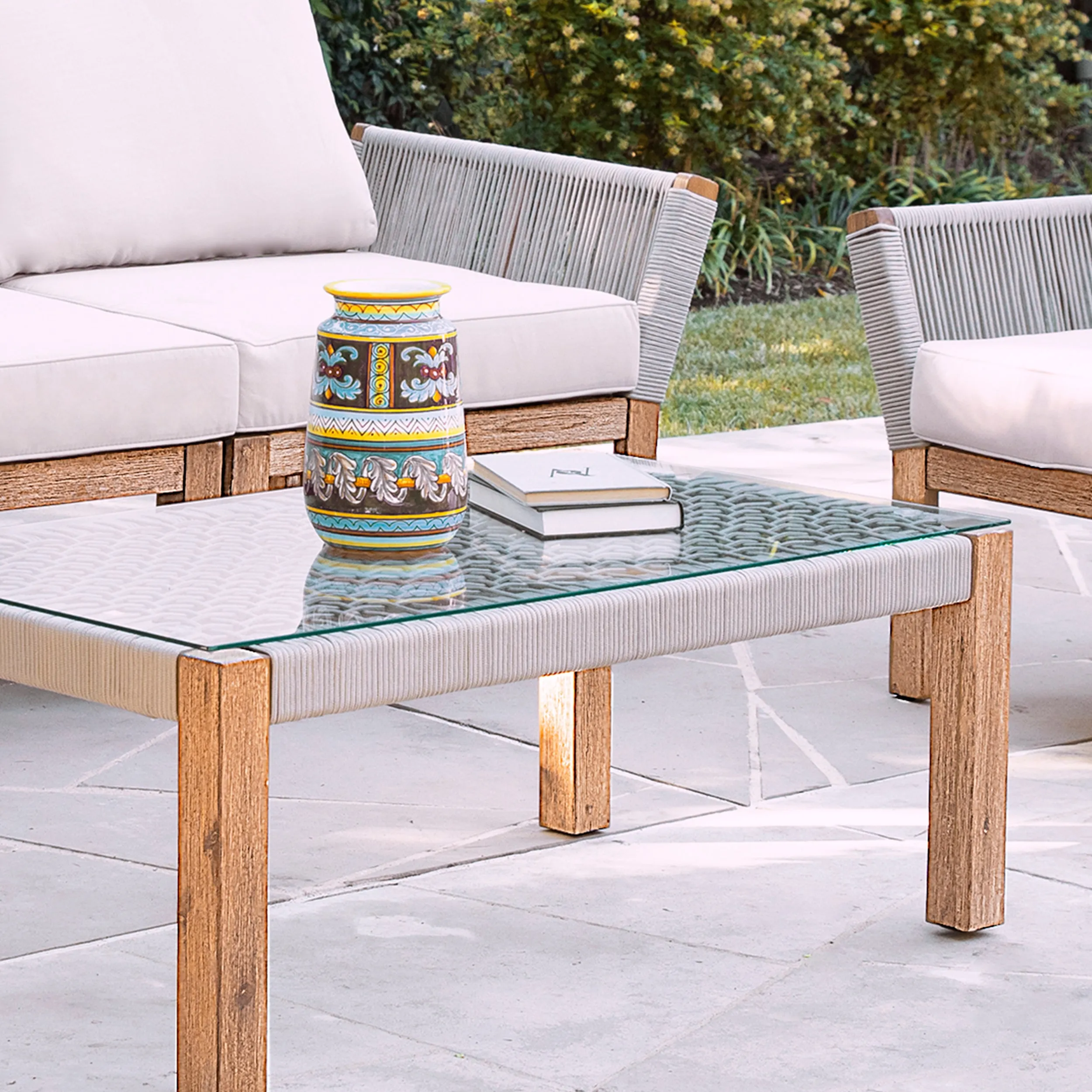Brendina Outdoor Armchair w/ Cushions – 2pc Set