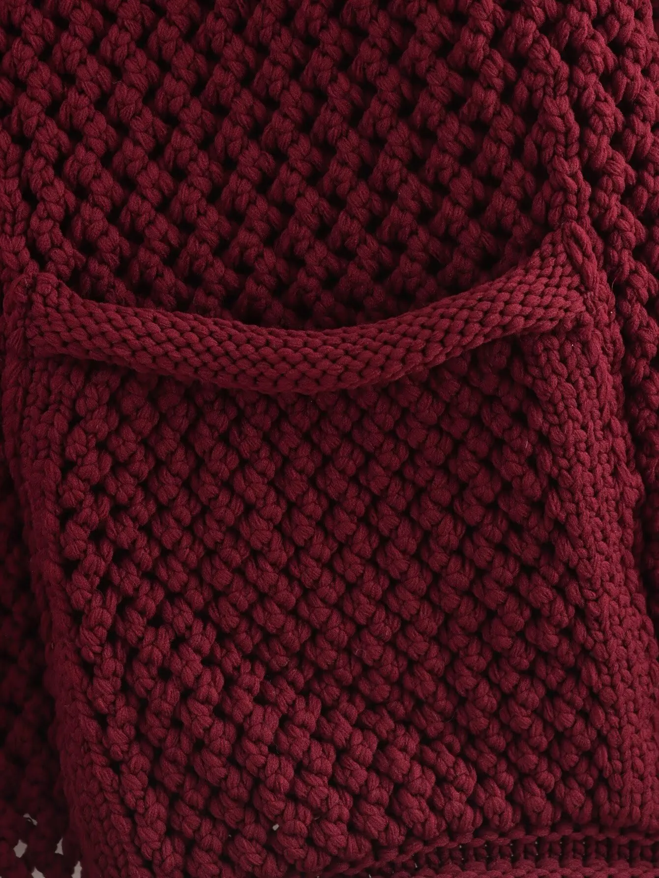 Button Round Neck Sweater Cardigan