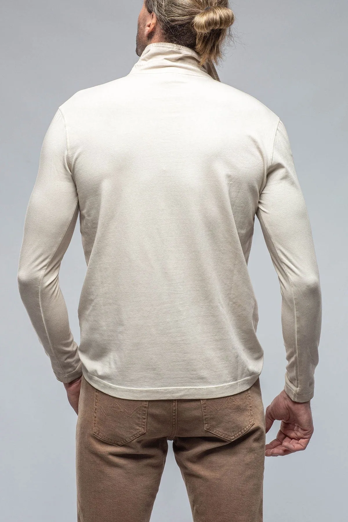 Cafe Paco LS Polo Shirt In Sasso