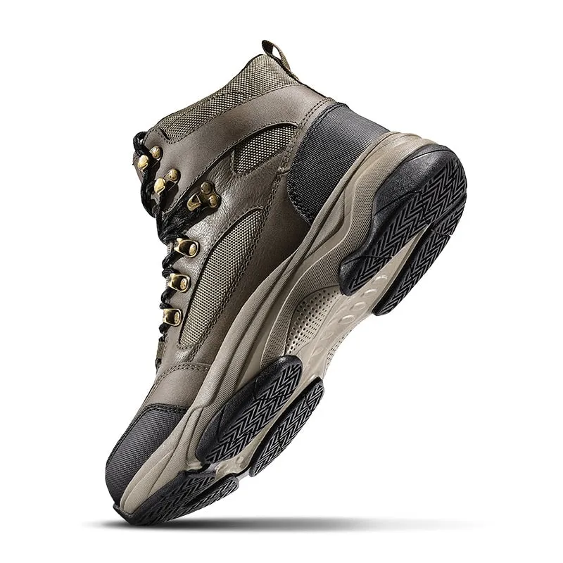 CAMEL Hiking Shoes Waterproof Mountain Boots Men Outdoor Trekking