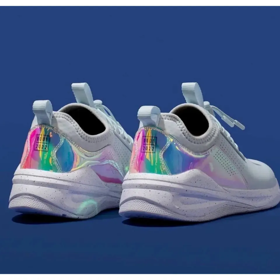 Clove  - Women Aero's Shoes - Limited Edition - Blue Holographic