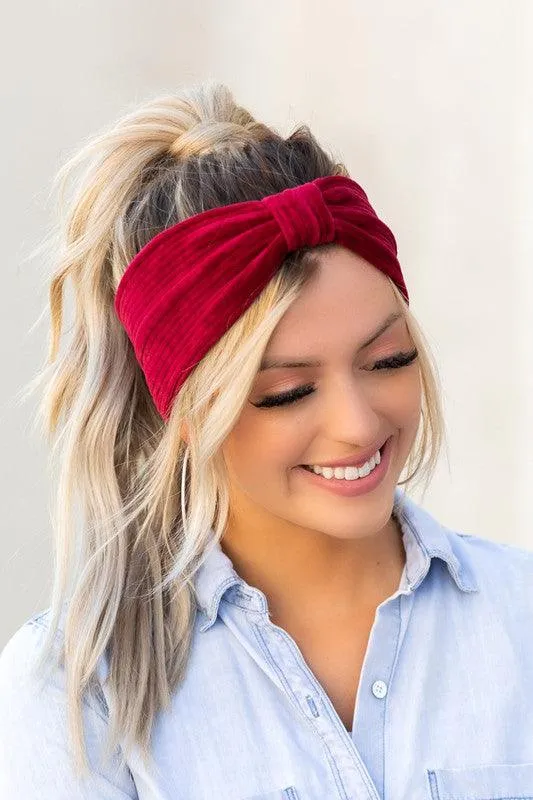 Corduroy Headwrap Womens Hair Wraps