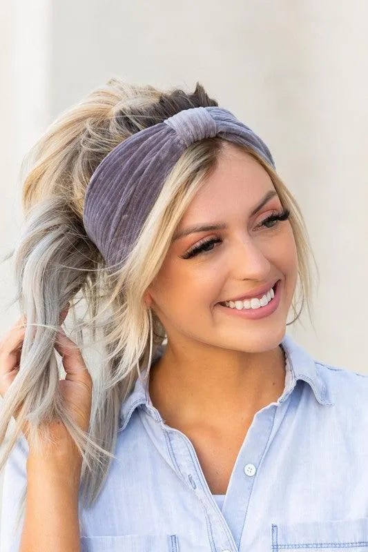 Corduroy Headwrap Womens Hair Wraps