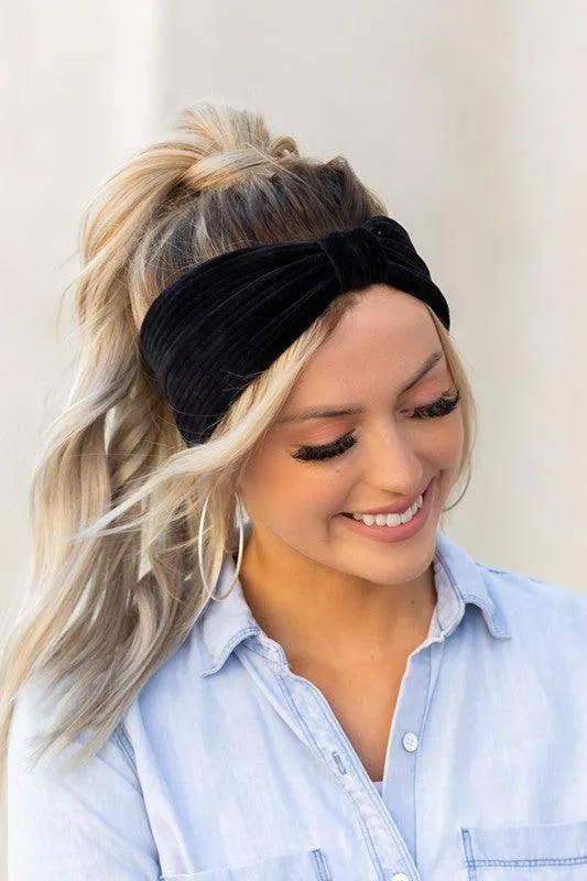 Corduroy Headwrap Womens Hair Wraps