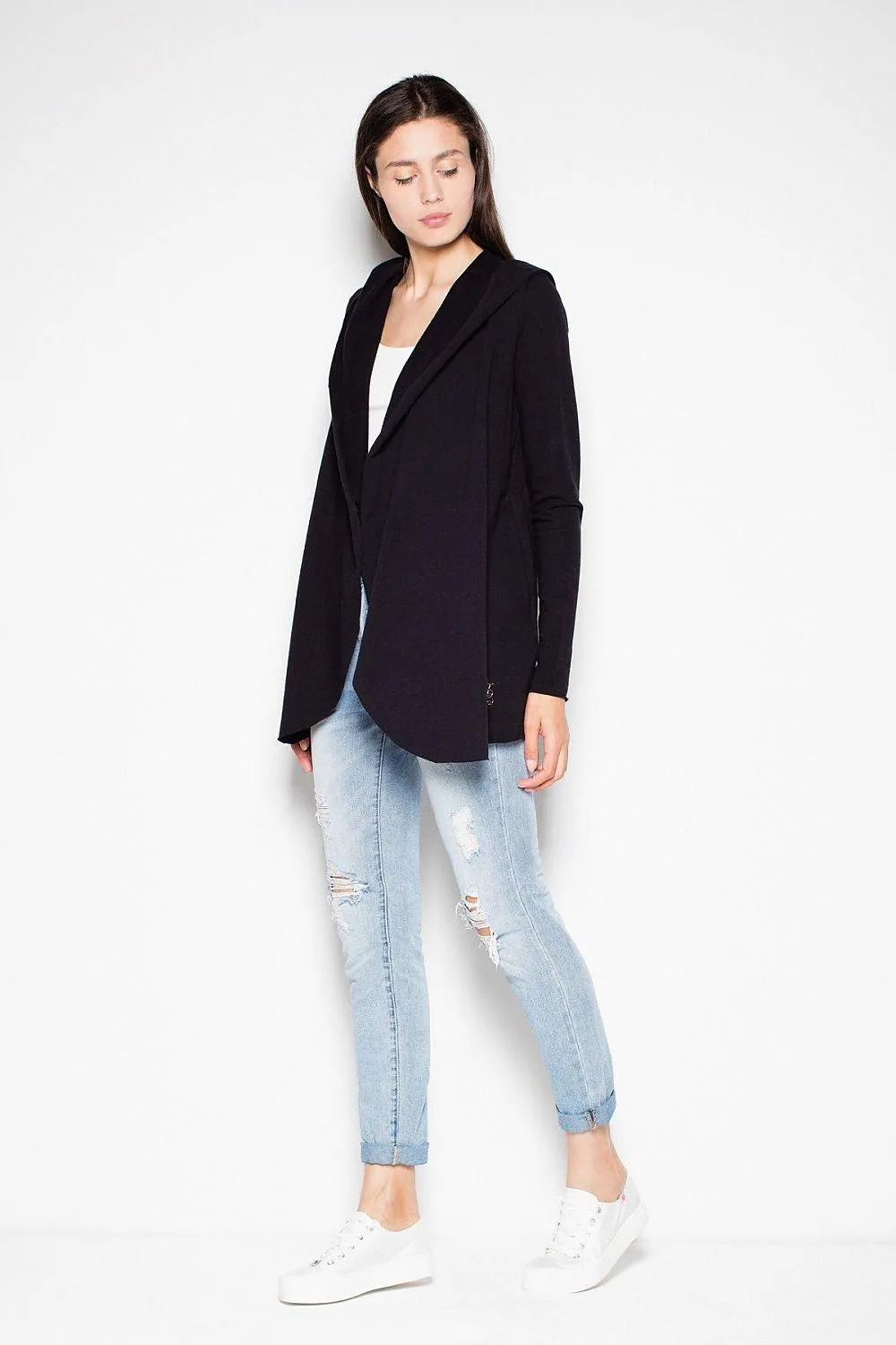 Cozy Cotton Blend Hooded Sweatshirt Venaton