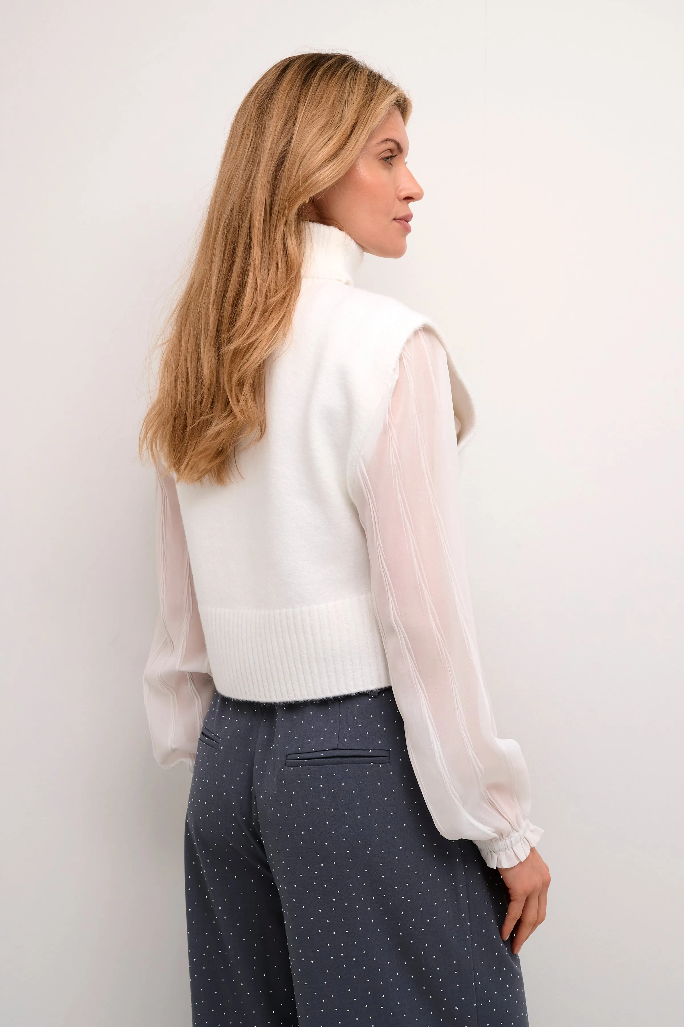 Cream Ginger Knit Slipover
