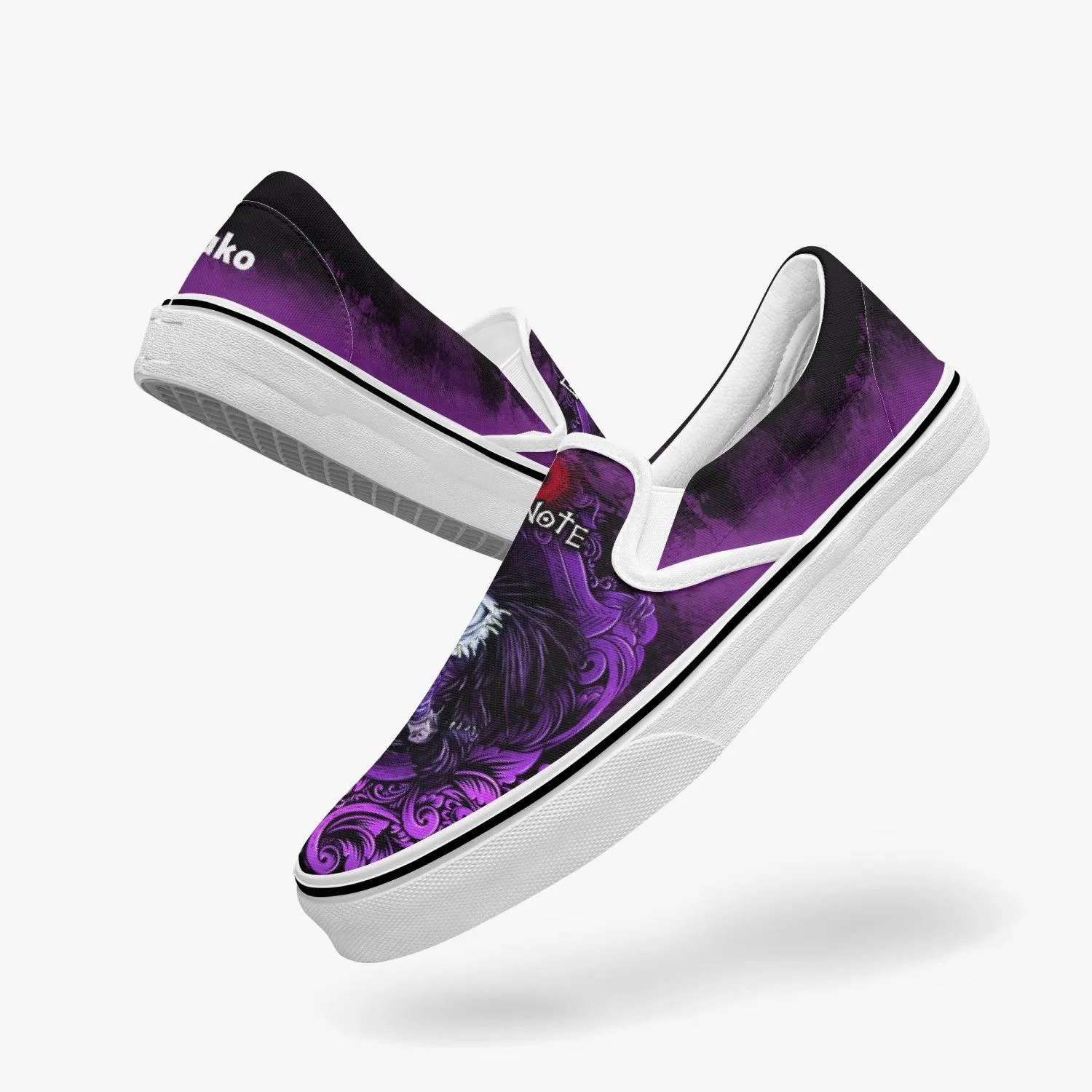 Death Note Ryuk Purple Slip Ons Anime Shoes