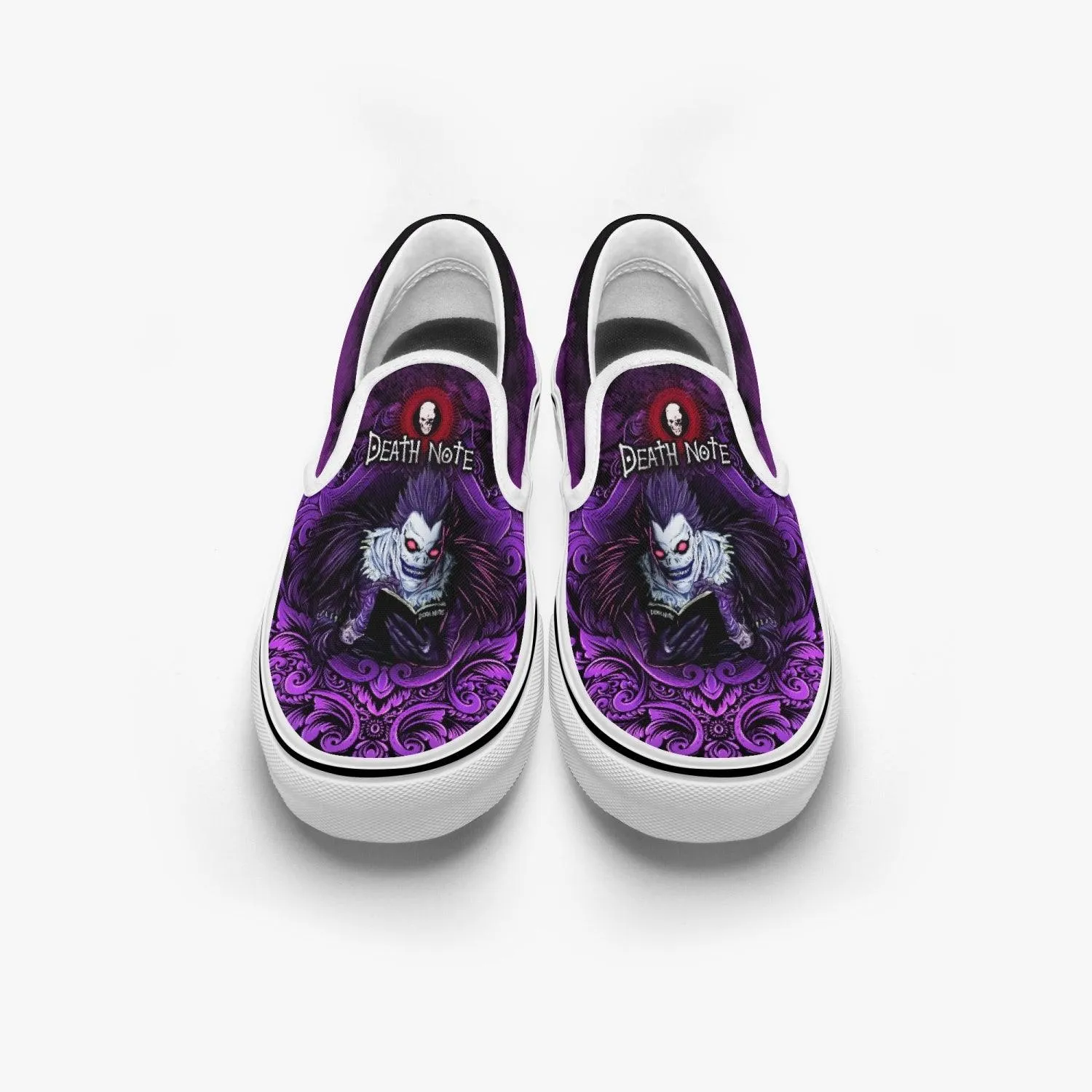 Death Note Ryuk Purple Slip Ons Anime Shoes