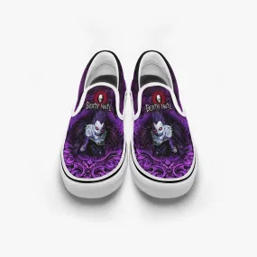 Death Note Ryuk Purple Slip Ons Anime Shoes
