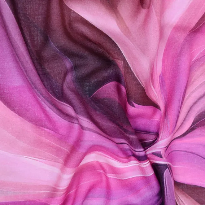 Dupata TREVISO SWIRL ABSTRACT SCARF - Originally $89