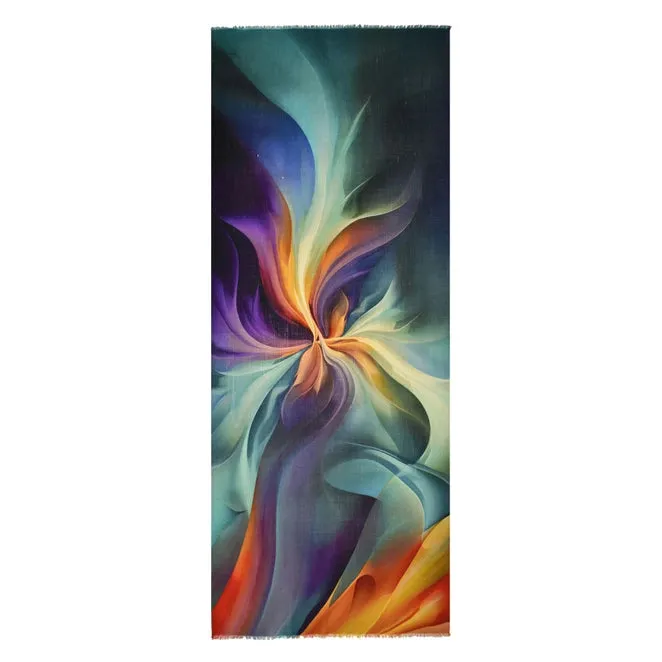 Dupata TREVISO SWIRL ABSTRACT SCARF - Originally $89