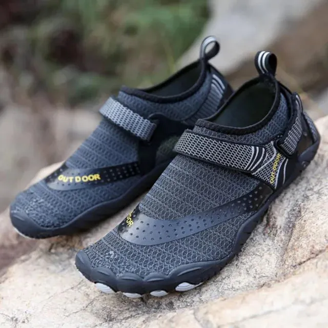 Elastic Quick Dry Aqua Shoes Plus Size Nonslip Water Shoes For Women Men - Breathable Surfing Swimming Beach Sneakers