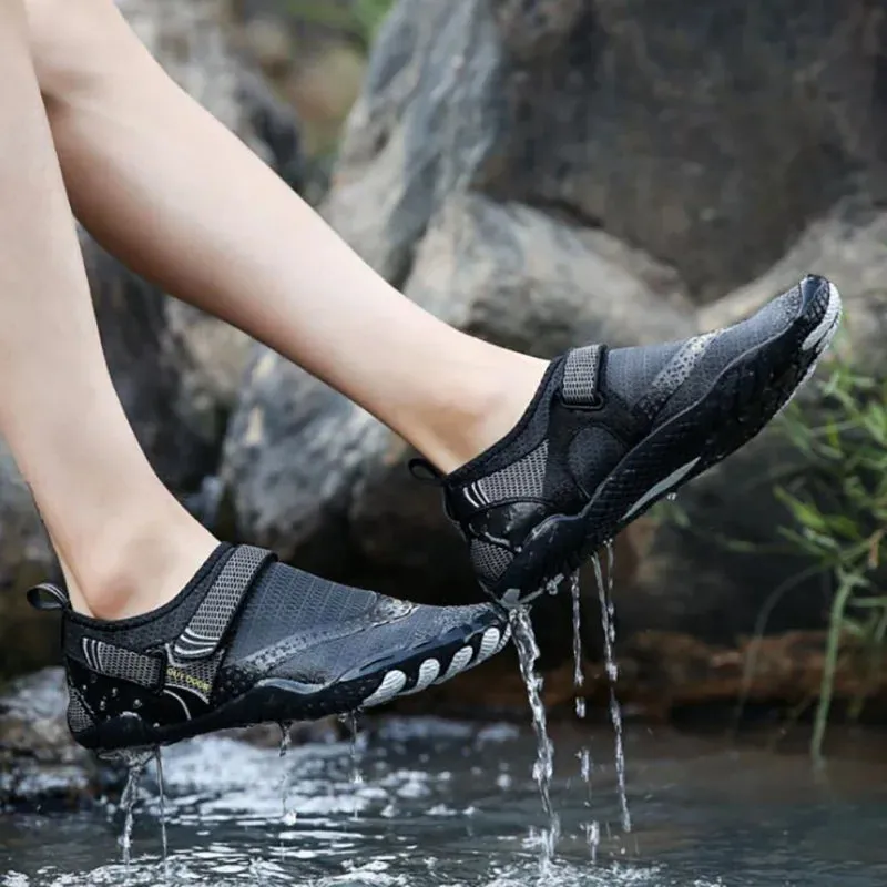 Elastic Quick Dry Aqua Shoes Plus Size Nonslip Water Shoes For Women Men - Breathable Surfing Swimming Beach Sneakers