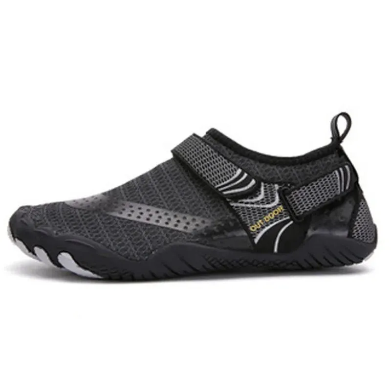 Elastic Quick Dry Aqua Shoes Plus Size Nonslip Water Shoes For Women Men - Breathable Surfing Swimming Beach Sneakers