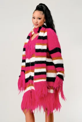 EMFuzzy Striped Sweater
