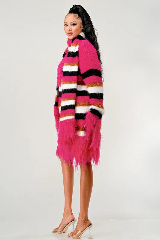 EMFuzzy Striped Sweater