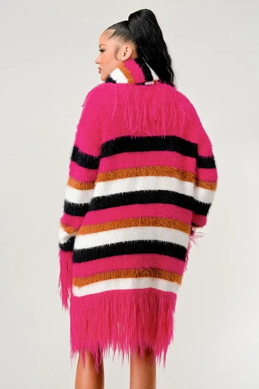 EMFuzzy Striped Sweater
