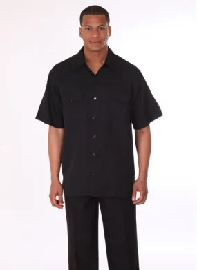 Fortino Landi 2949-BLK Mens Walking Suit