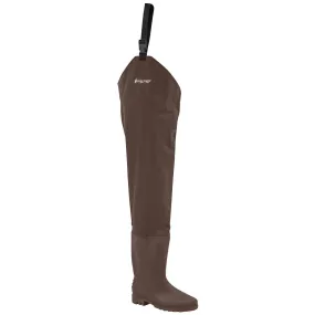 FROGG TOGGS RANA PVC LUG SOLE HIP WADER BROWN SIZE 12