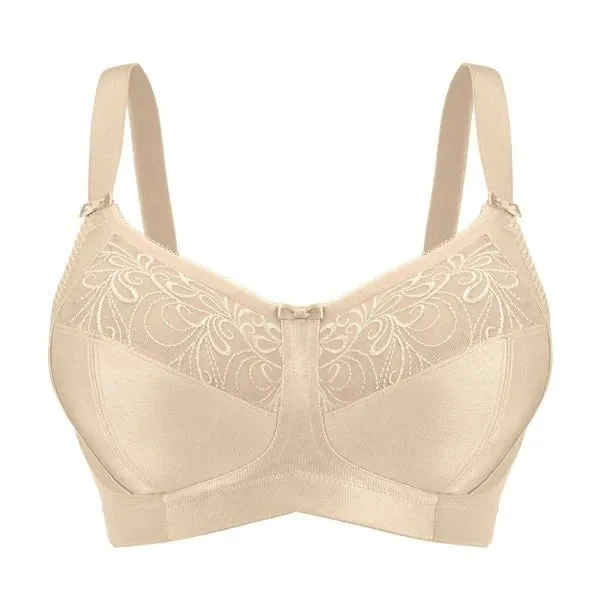 Fully® Soft Cup Supportive Wirefree Bra With Embroidery
