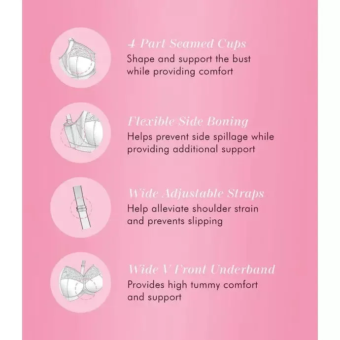 Fully® Soft Cup Supportive Wirefree Bra With Embroidery