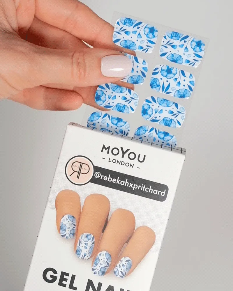Gel Nail Strip ★ @rebekahxpritchard 04