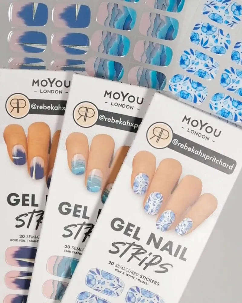 Gel Nail Strip ★ @rebekahxpritchard 04