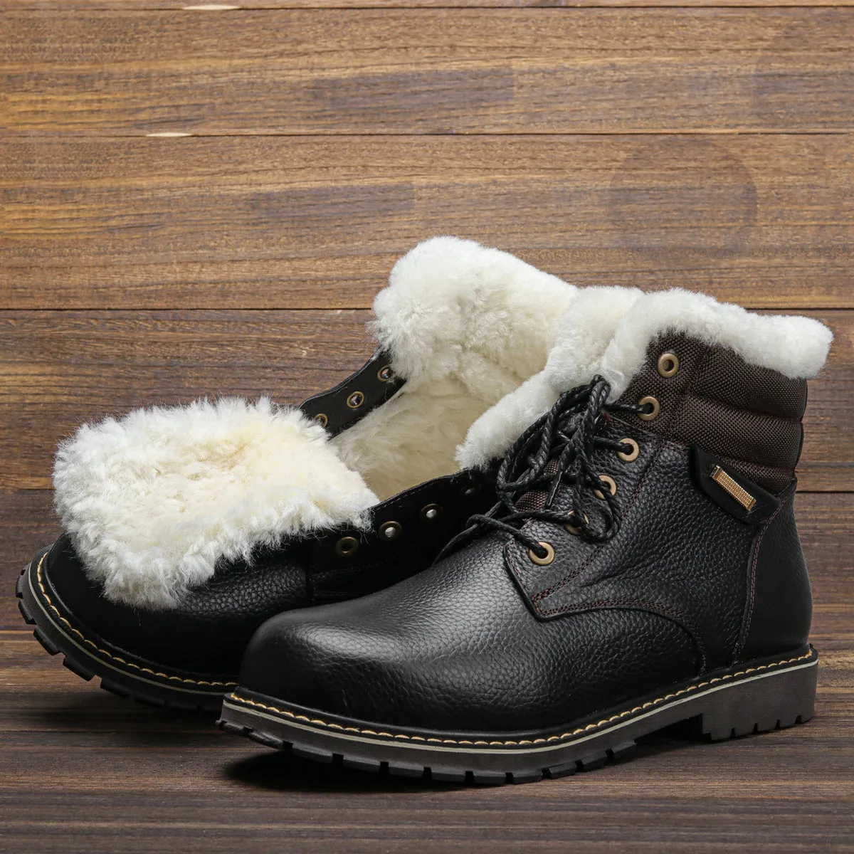 Genuine Leather Winter Boots | Popular Male Apparel and Accessories