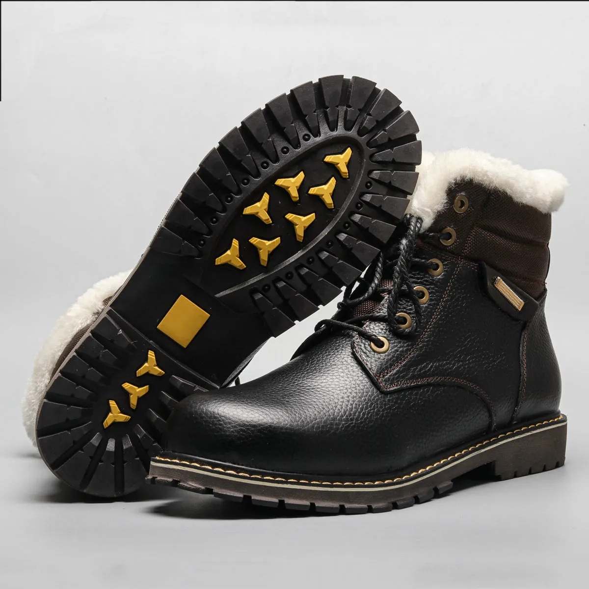 Genuine Leather Winter Boots | Popular Male Apparel and Accessories
