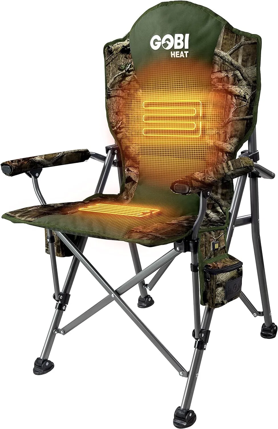 Gobi Heat's Toast Your Tush Terrain Chair - The Ultimate Recliner for Frostbite-Free Adventures with a Side of Warmth!