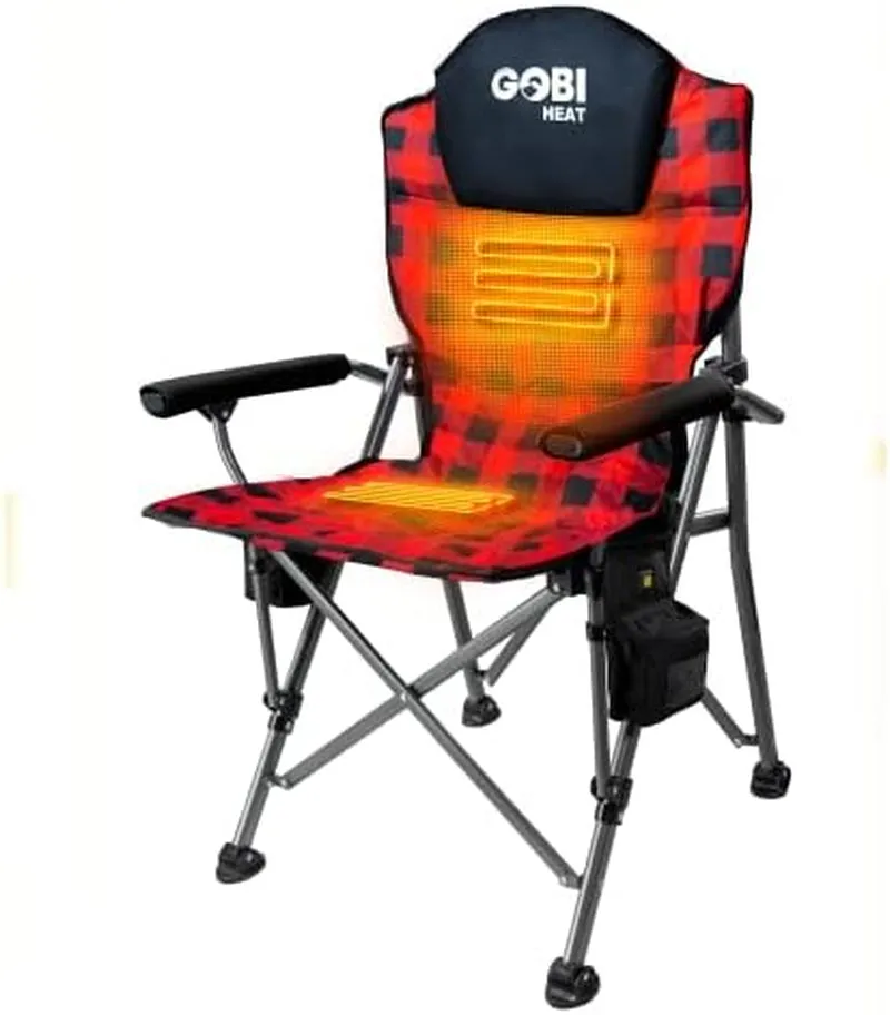 Gobi Heat's Toast Your Tush Terrain Chair - The Ultimate Recliner for Frostbite-Free Adventures with a Side of Warmth!