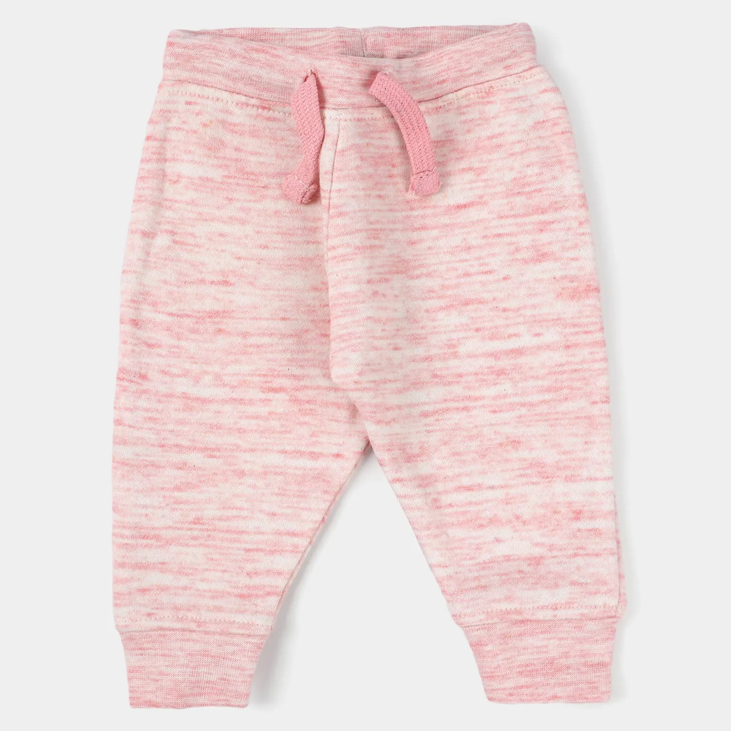 Infant Girls Fleece Knitted Suit Lovely-P.Melange