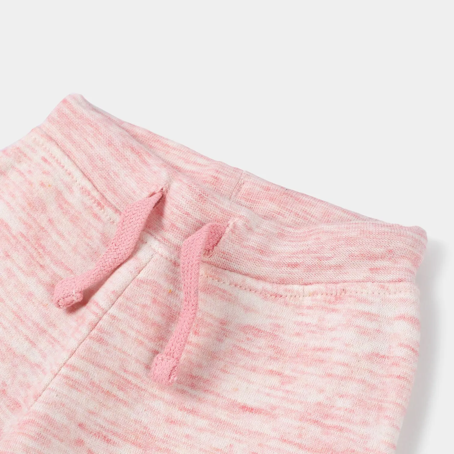 Infant Girls Fleece Knitted Suit Lovely-P.Melange
