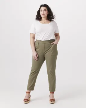 Josefina Slim-Leg Pant | Olive Green