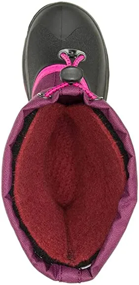 Kamik Waterbug5 Grape Waterproof Adjustable Winter Snow Mid-Calf Boots