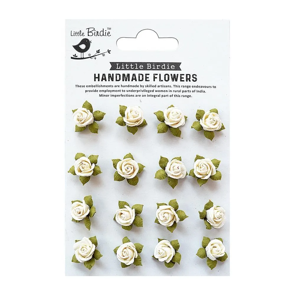 Little Birdie Micro Roses 16 pack  - Shabby Chic