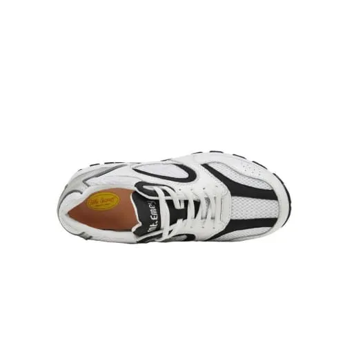 Mt. Emey 9702-3L White - Men's Explorer I Black Athletic Shoe with Laces