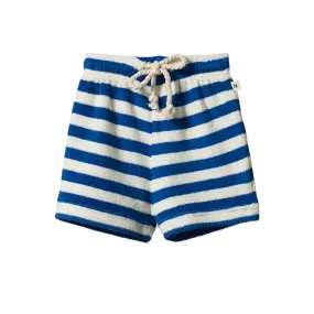 NATURE BABY - AUBREY SHORTS: MARNIER STRIPE