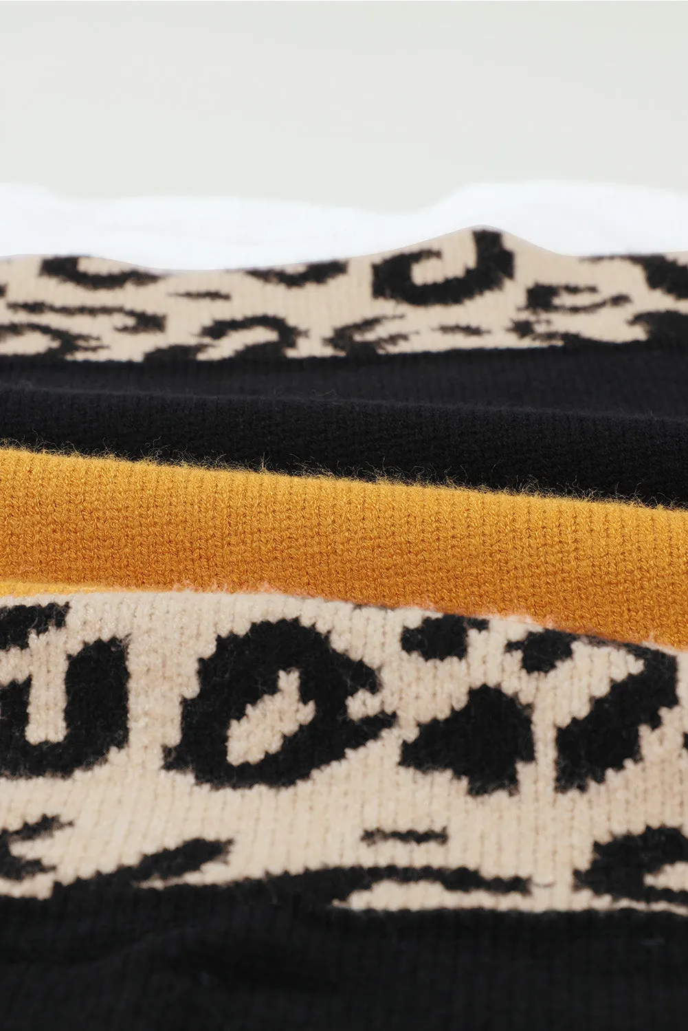 New Leopard Pullover Sweater