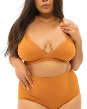 Nude Shade Full Coverage Bralette | Caramel