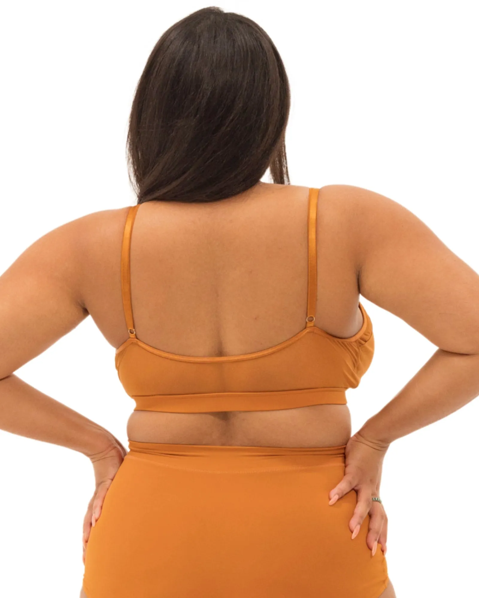 Nude Shade Full Coverage Bralette | Caramel