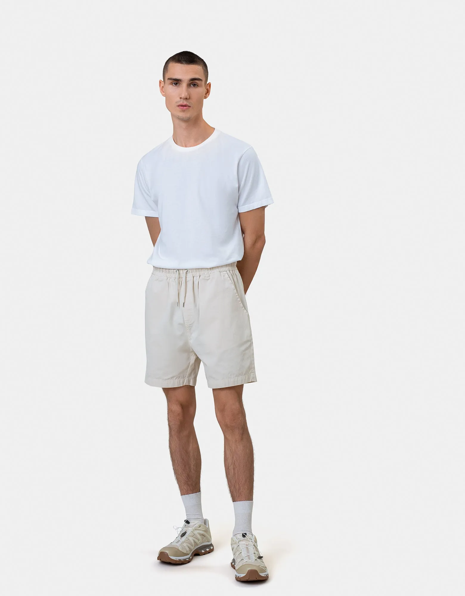 Organic Twill Shorts - Sahara Camel