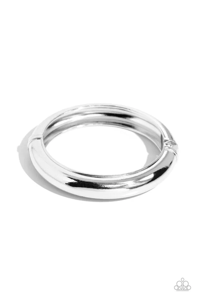Paparazzi Bracelet ~ Strut Your CUFF - Silver