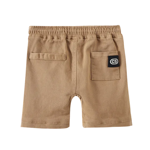 Parker CS Denim Pocket Shorts - Tan