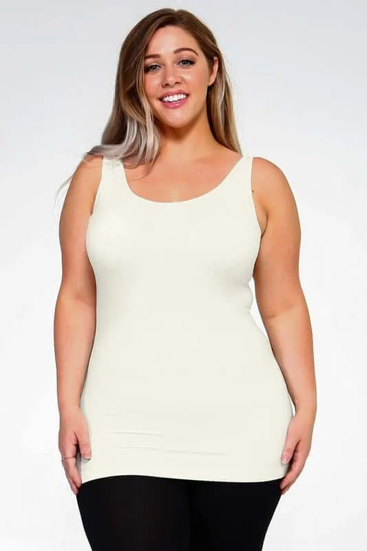 Plus Size Seamless Tank Top