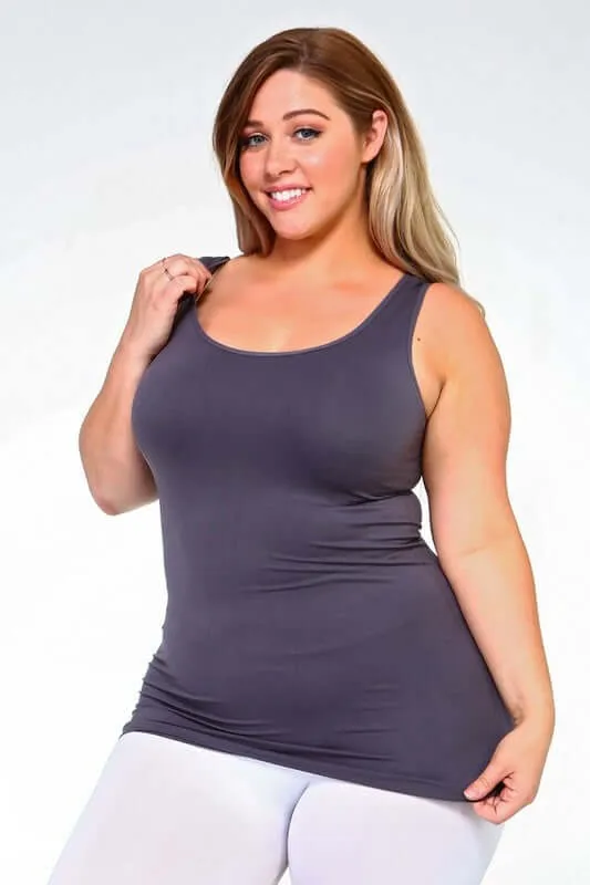 Plus Size Seamless Tank Top