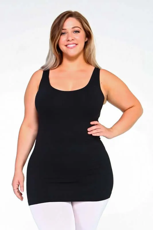 Plus Size Seamless Tank Top